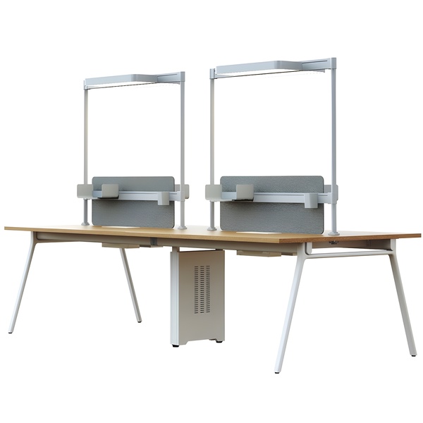 Bench iluminado Burdeos